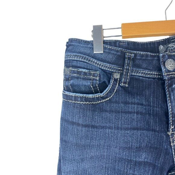 TOMMY HILFIGER Women's Blue Medium Wash Boyfriend Denim Jean US 2 - Picture 4 of 9